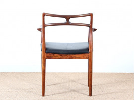 Fauteuil scandinave en palissandre de Rio de Johannes Andersen