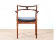 Fauteuil scandinave en palissandre de Rio de Johannes Andersen