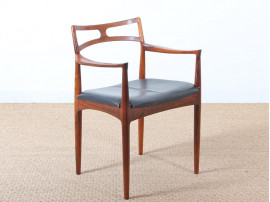 Fauteuil scandinave en palissandre de Rio de Johannes Andersen