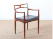 Fauteuil scandinave en palissandre de Rio de Johannes Andersen