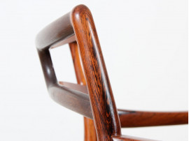 Fauteuil scandinave en palissandre de Rio de Johannes Andersen