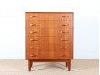 Scandinavian chest of drawers or chiffonier with 7 drawers