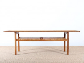 Table basse scandinave en chêne de Hans 