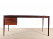 Scandinavian desk in rosewood, designed by Erik Riisager Hansen