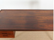 Grand bureau scandinave en palissandre de Rio de Erik Riisager Hansen