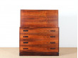 Secretaire scandinave en palissanre de Rio de Arne Wahls Iversen 