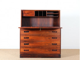 Scandinavian rosewood secretary, designed by Arne Wahl Iversen