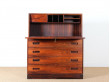 Scandinavian rosewood secretary, designed by Arne Wahl Iversen