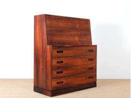 Scandinavian rosewood secretary, designed by Arne Wahl Iversen