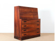 Scandinavian rosewood secretary, designed by Arne Wahl Iversen