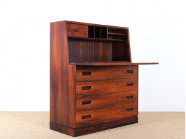 Scandinavian rosewood secretary, designed by Arne Wahl Iversen