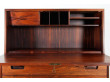 Scandinavian rosewood secretary, designed by Arne Wahl Iversen