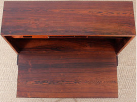 Scandinavian rosewood secretary, designed by Arne Wahl Iversen