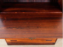 Scandinavian rosewood secretary, designed by Arne Wahl Iversen