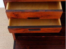 Scandinavian rosewood secretary, designed by Arne Wahl Iversen