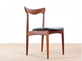 Set of 4 scandinavian chairs in teak designed by Henry Walter Klein