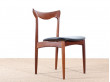 Set of 4 scandinavian chairs in teak designed by Henry Walter Klein