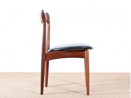 Set of 4 scandinavian chairs in teak designed by Henry Walter Klein