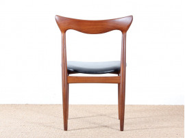 Set of 4 scandinavian chairs in teak designed by Henry Walter Klein