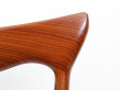 Set of 4 scandinavian chairs in teak designed by Henry Walter Klein