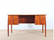 Scandinavian desk in teak.