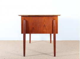 Scandinavian desk in teak.