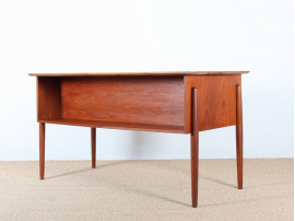 Scandinavian desk in teak.