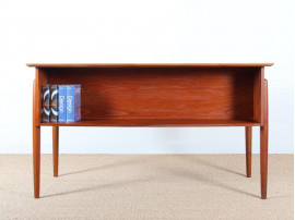 Scandinavian desk in teak.