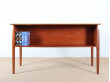 Scandinavian desk in teak.