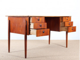 Scandinavian desk in teak.