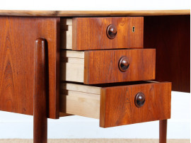 Scandinavian desk in teak.