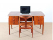 Scandinavian desk in teak.