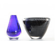 Vase scandinave en verre soufflé Kosta Boda de Gunnel Nymann