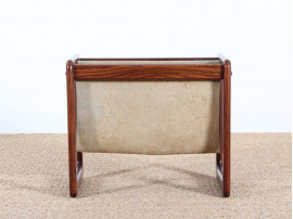 Scandinavian magazine rack in rosewood