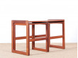 tables gigognes de Arne Hovmand-Olsen design danois scandinave vintage