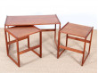 tables gigognes de Arne Hovmand-Olsen design danois scandinave vintage