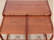 tables gigognes de Arne Hovmand-Olsen design danois scandinave vintage