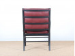 Fauteuil colonial ole wanscher design scandinave danois vintage