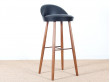 tabouret de bar de Niels Vodder design danois scandinave vintage