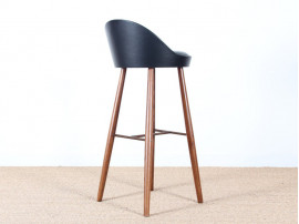 tabouret de bar de Niels Vodder design danois scandinave vintage