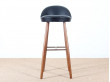 tabouret de bar de Niels Vodder design danois scandinave vintage