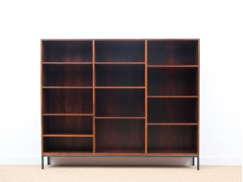 Bibliothèque en palissandre de rio design danois scandinave vintage