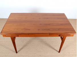 Table de repas en teck design scandinave danois vintage