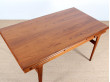 Table de repas en teck design scandinave danois vintage