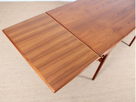 Table de repas en teck design scandinave danois vintage