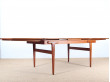 Table de repas en teck design scandinave danois vintage