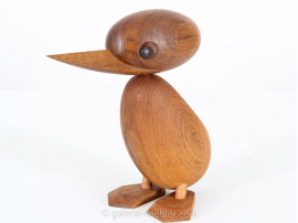 Grand canard en teck de Hans Bølling design scandinave vintage design danois