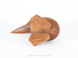 petit canard en teck de Hans Bølling design scandinave vintage design danois 2