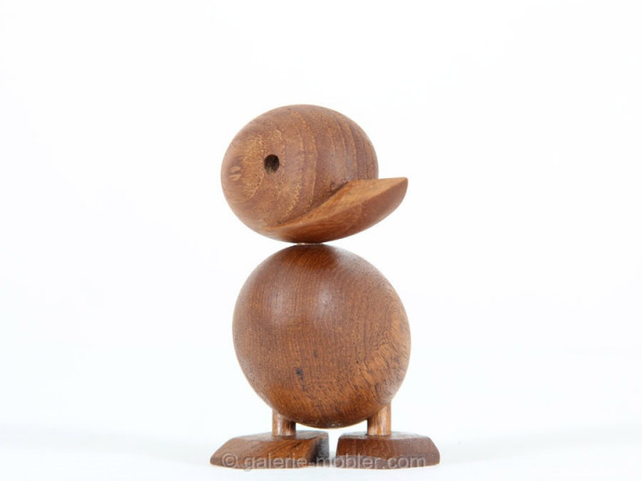 petit canard en teck de Hans Bølling design scandinave vintage design danois 2