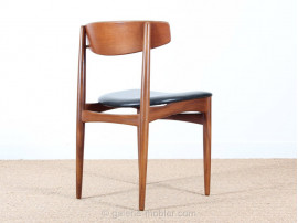 suite de 6 chaises scandinaves en teck de W. H. Klein pour bramin design danois design scandinave vintage